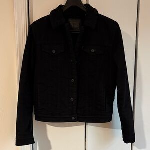 Levi's Black Sherpa Trucker Jacket